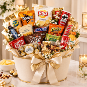 luxurious gourmet gift basket